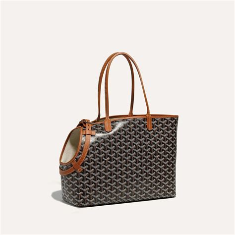 goyard tote with dog|goyard bag near me.